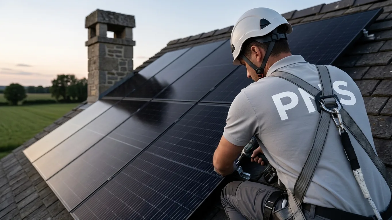 Panneaux solaires à Fondettes